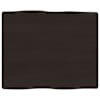 vidaXL lauaplaat, tumepruun, 60 x 50 x (2-4) cm, t&ouml;&ouml;deldud t&auml;ispuit