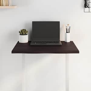 vidaXL Table Top Dark Brown 60x60x2 cm Treated Solid Wood Oak Live Edge