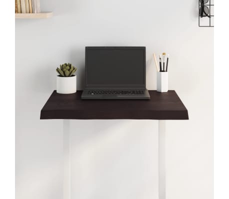 TABLE TOP 90X40X2.5 Cm Rectangular Solid Wood Acacia Live Edge £97.56 - PicClick UK - View #2