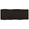 vidaXL lauaplaat, tumepruun, 100 x 40 x (2-4) cm, t&ouml;&ouml;deldud t&auml;ispuit