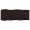 vidaXL lauaplaat, tumepruun, 100 x 40 x (2-6) cm, t&ouml;&ouml;deldud t&auml;ispuit