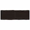 vidaXL lauaplaat, tumepruun, 120 x 40 x (2-4) cm, t&ouml;&ouml;deldud t&auml;ispuit