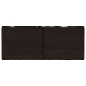 Mizna plošča te. rjava 120x50x(2-4)cm obdelana trdna hrastovina