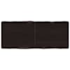 vidaXL lauaplaat, tumepruun, 120 x 50 x (2-6) cm, t&ouml;&ouml;deldud t&auml;ispuit