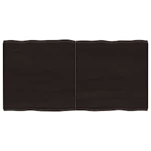 Mizna plošča te. rjava 120x60x(2-4)cm obdelana trdna hrastovina