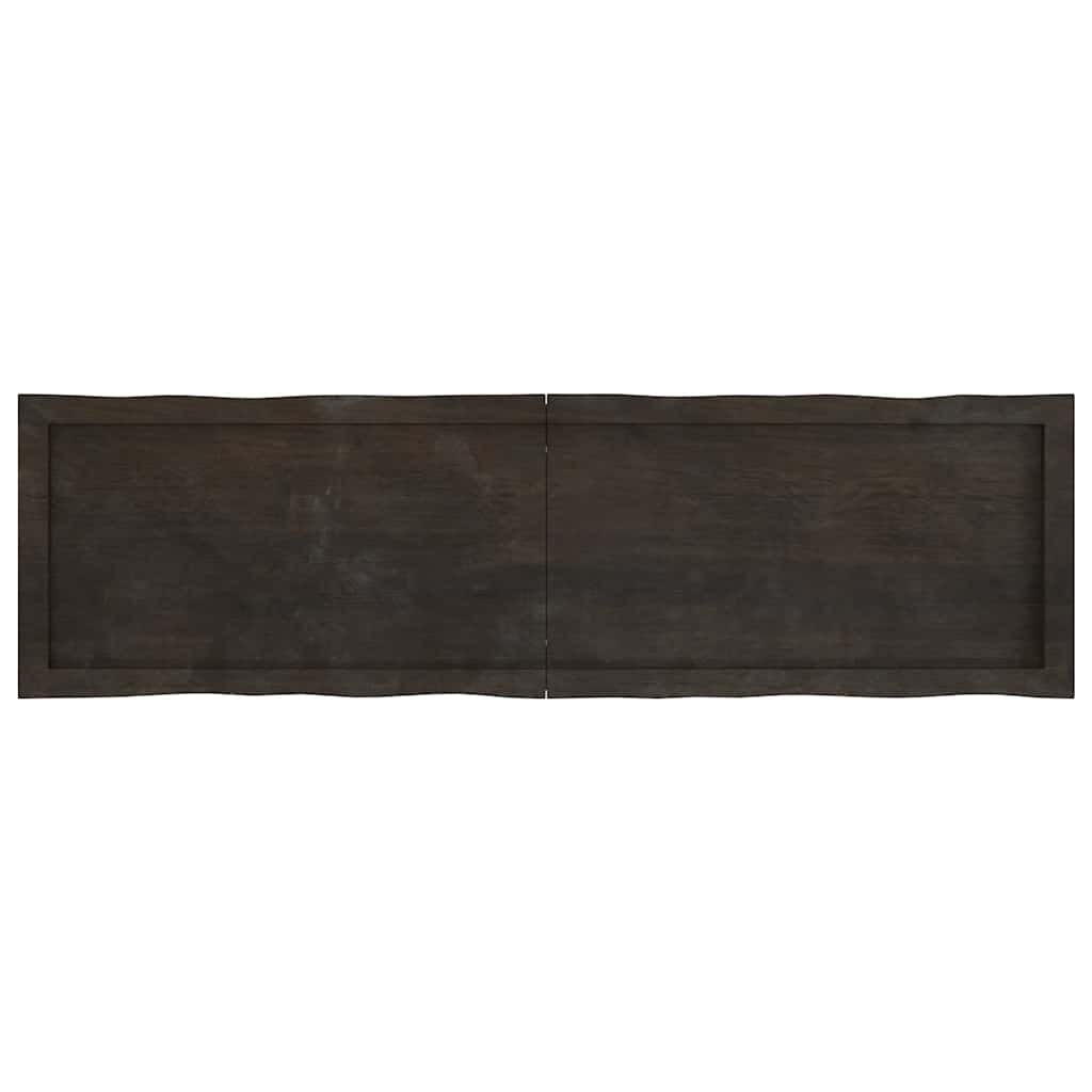 Thumbnail - vidaXL Tischplatte 140x40x(2-4) cm Massivholz Behandelt Baumkante