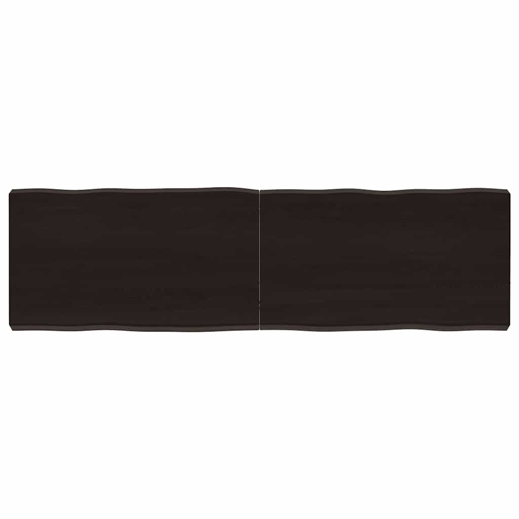 Thumbnail - vidaXL Tischplatte 140x40x(2-6) cm Massivholz Behandelt Baumkante