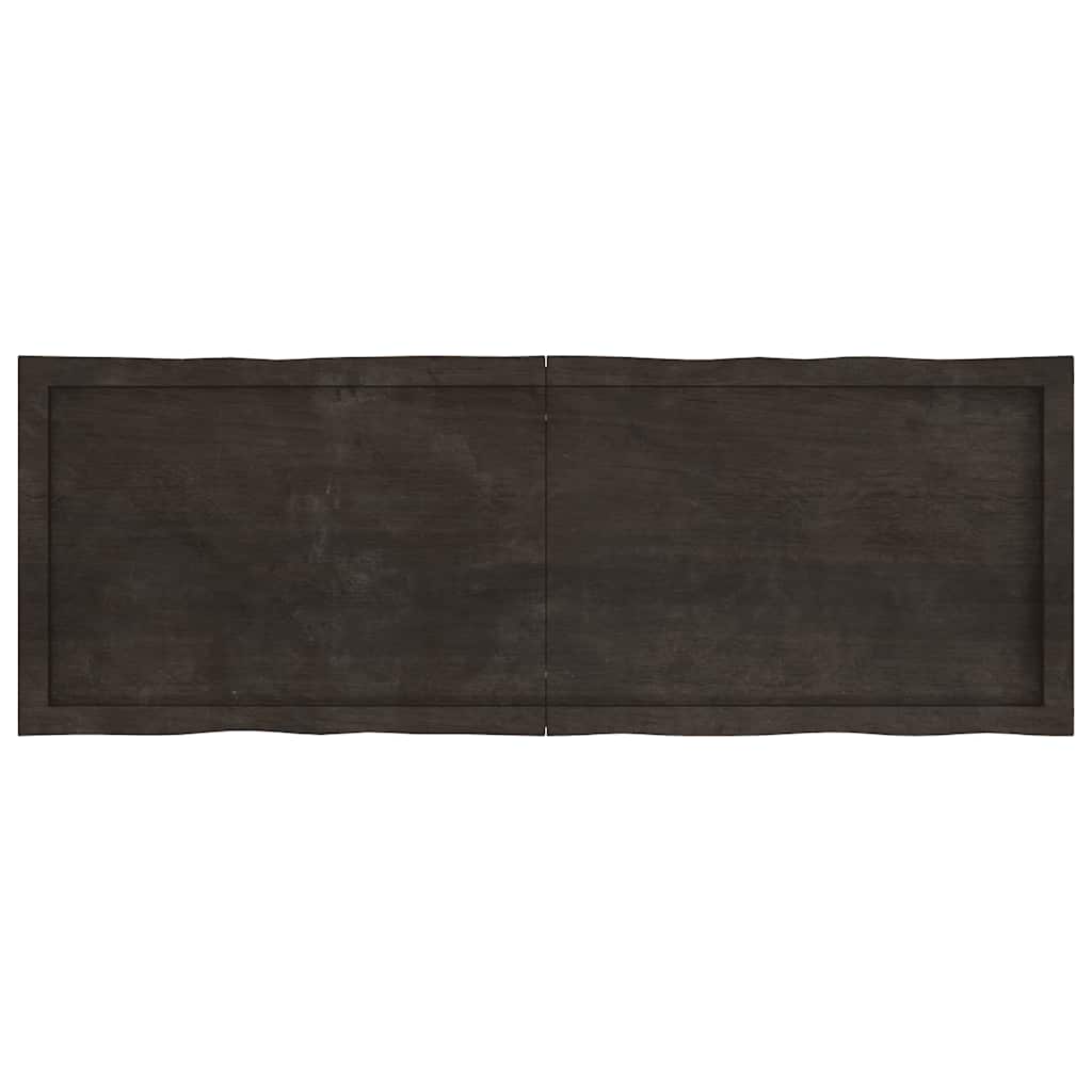 Thumbnail - vidaXL Tischplatte 140x50x(2-6) cm Massivholz Behandelt Baumkante