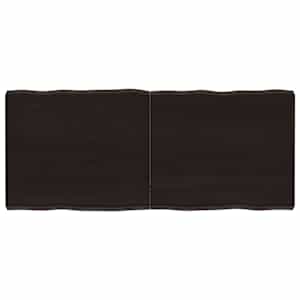 Mizna plošča te. rjava 140x60x(2-6)cm obdelana trdna hrastovina