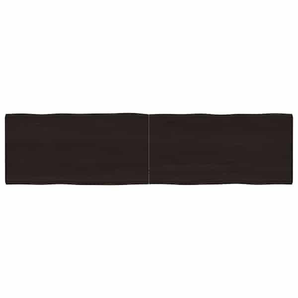 vidaXL lauaplaat, tumepruun, 160 x 40 x (2-4) cm, t&ouml;&ouml;deldud t&auml;ispuit