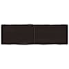 vidaXL lauaplaat, tumepruun, 160 x 50 x (2-4) cm, t&ouml;&ouml;deldud t&auml;ispuit