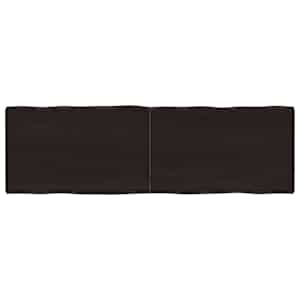 Mizna plošča te. rjava 160x50x(2-6)cm obdelana trdna hrastovina