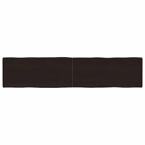 vidaXL lauaplaat, tumepruun, 180 x 40 x (2-4) cm, t&ouml;&ouml;deldud t&auml;ispuit
