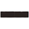 vidaXL lauaplaat, tumepruun, 180 x 40 x (2-6) cm, t&ouml;&ouml;deldud t&auml;ispuit
