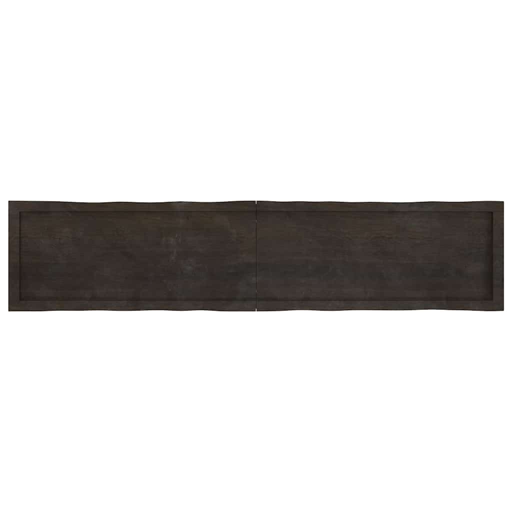 Thumbnail - vidaXL Tischplatte 180x40x(2-6) cm Massivholz Behandelt Baumkante
