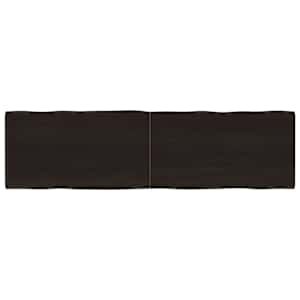 Mizna plošča te. rjava 180x50x(2-4)cm obdelana trdna hrastovina