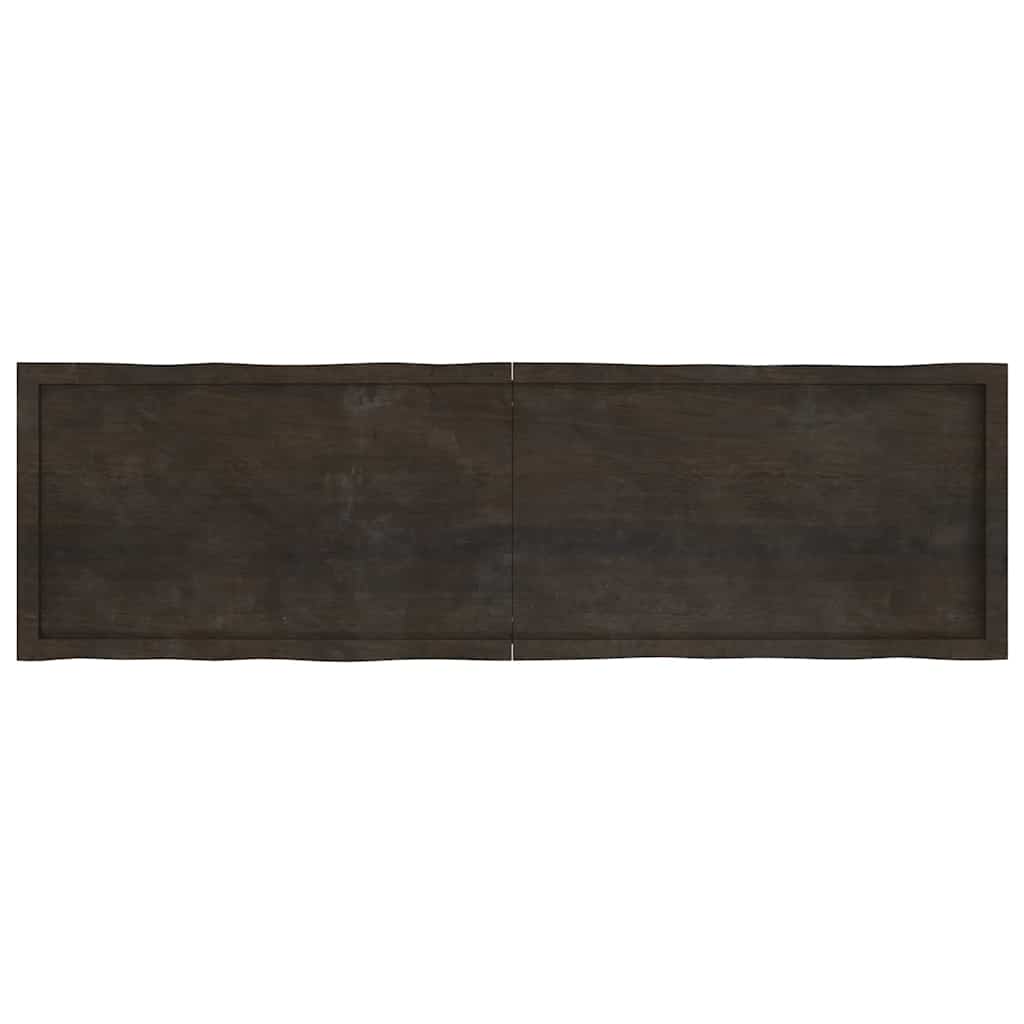 Thumbnail - vidaXL Tischplatte 180x50x(2-6) cm Massivholz Behandelt Baumkante