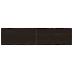 Mizna plošča te. rjava 200x50x(2-4)cm obdelana trdna hrastovina