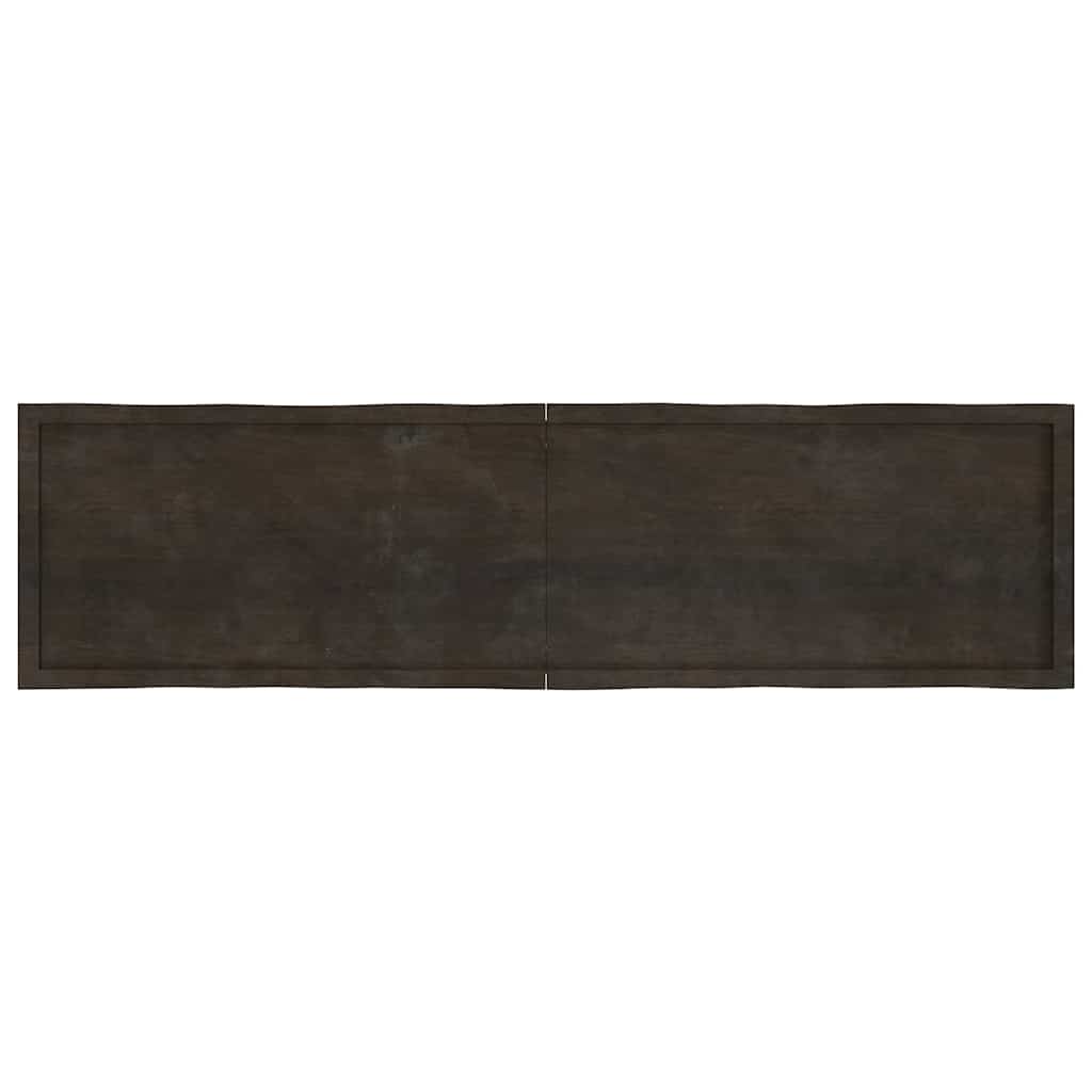 Thumbnail - vidaXL Tischplatte 200x50x(2-4) cm Massivholz Behandelt Baumkante