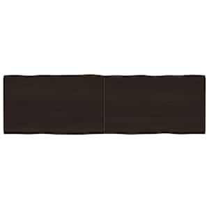 Mizna plošča te. rjava 200x60x(2-4)cm obdelana trdna hrastovina