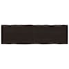 vidaXL lauaplaat, tumepruun, 200 x 60 x (2-6) cm, t&ouml;&ouml;deldud t&auml;ispuit