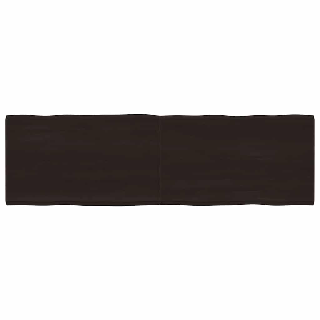 Thumbnail - vidaXL Tischplatte 200x60x(2-6) cm Massivholz Behandelt Baumkante