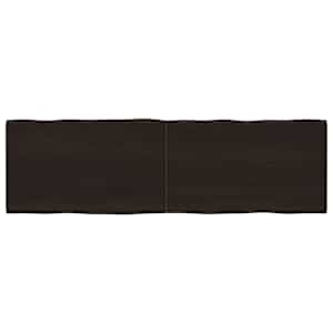 Mizna plošča te. rjava 200x60x(2-6)cm obdelana trdna hrastovina