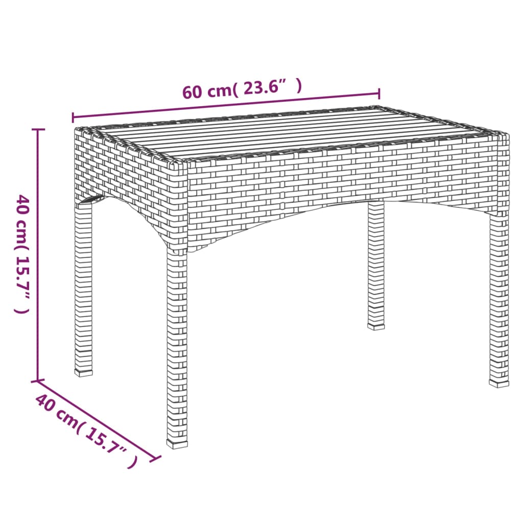 4 részes fekete polyrattan kerti étkezőszett párnákkal