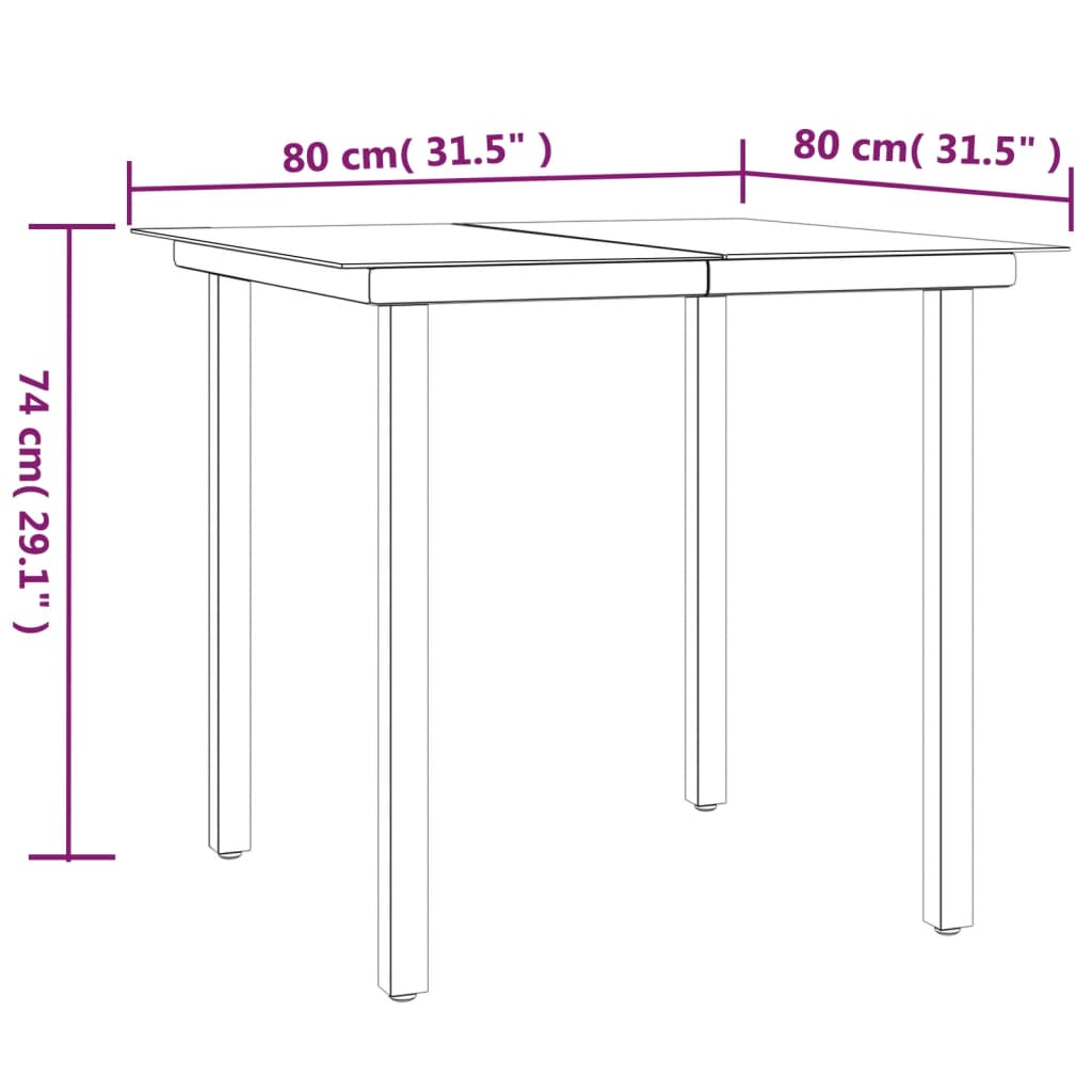 Set mobilier de grădină cu perne, 3 piese, negru/gri, poliratan