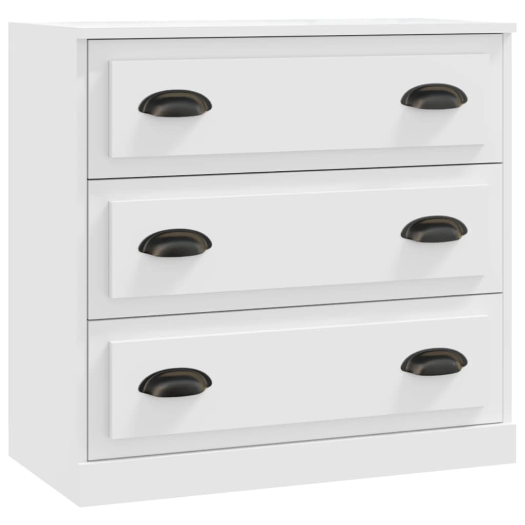 Thumbnail - vidaXL Sideboards 2 Stk. Weiß Holzwerkstoff