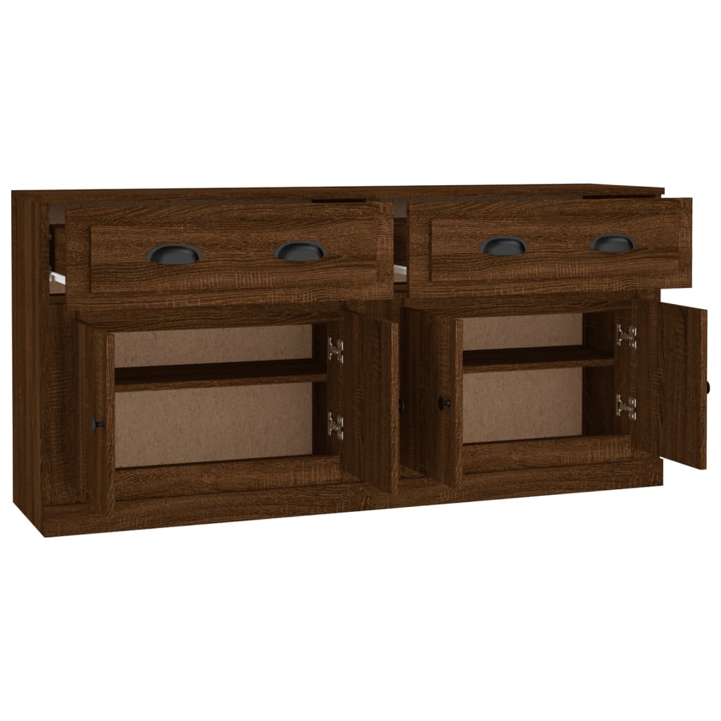 Сайдборди, 2 бр, Кафяв дъб, инженерно дърво