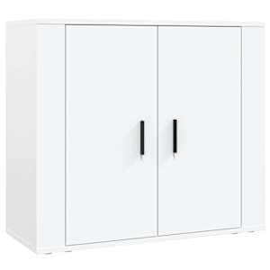 Skříň highboard bílá kompozitní dřevo - obrázek 7