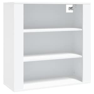 Skříň highboard bílá kompozitní dřevo - obrázek 8
