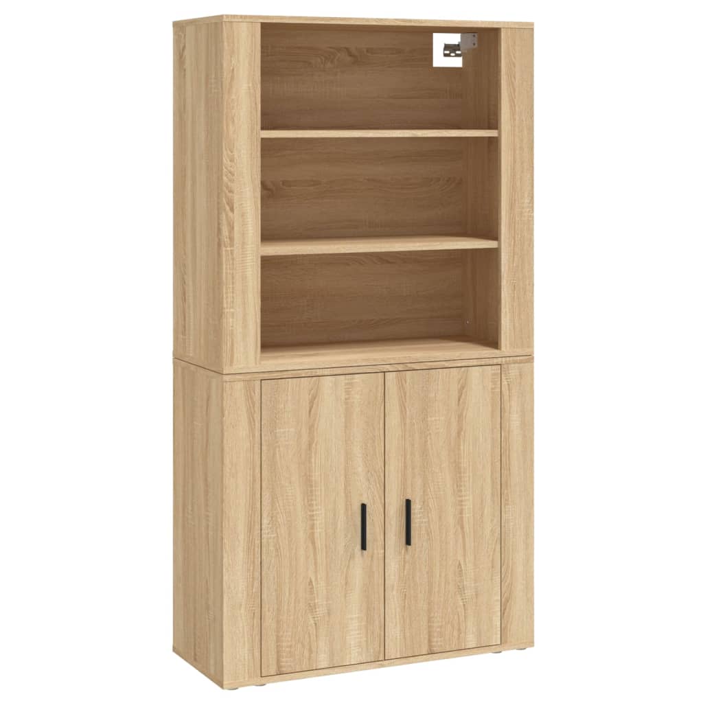 vidaXL Skříň highboard dub sonoma kompozitní dřevo