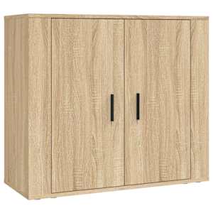 Skříň highboard dub sonoma kompozitní dřevo - obrázek 7