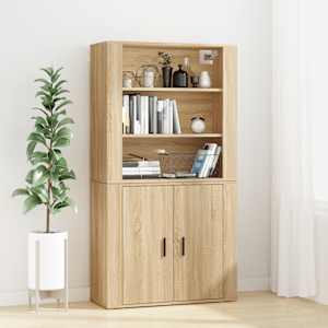 Skříň highboard dub sonoma kompozitní dřevo