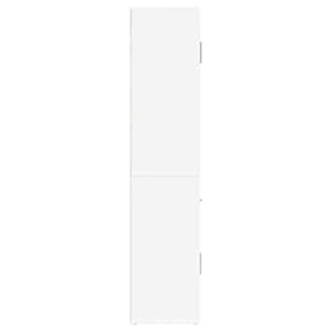 Skříň highboard bílá kompozitní dřevo - obrázek 9