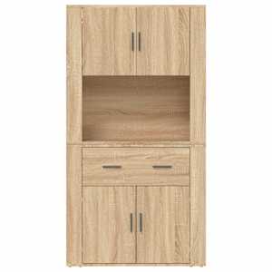 Skříň highboard dub sonoma kompozitní dřevo - obrázek 8