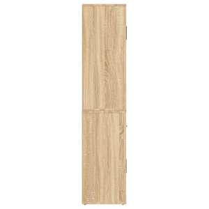 Skříň highboard dub sonoma kompozitní dřevo - obrázek 9