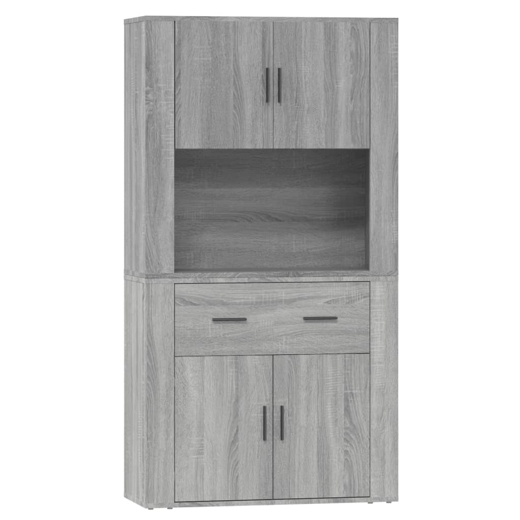 Thumbnail - vidaXL Highboard Grau Sonoma Holzwerkstoff