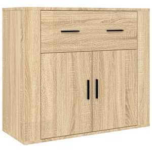 Skříň highboard dub sonoma kompozitní dřevo - obrázek 7