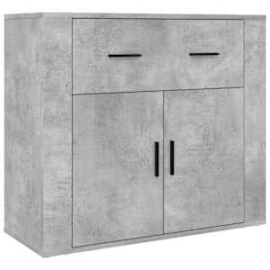 Skříň highboard betonově šedá kompozitní dřevo - obrázek 7