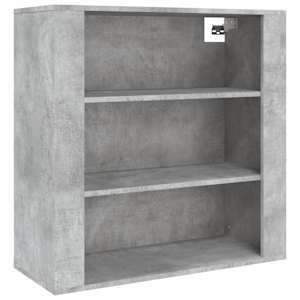 Skříň highboard betonově šedá kompozitní dřevo - obrázek 8