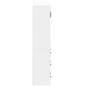 Skříň highboard bílá kompozitní dřevo - obrázek 9