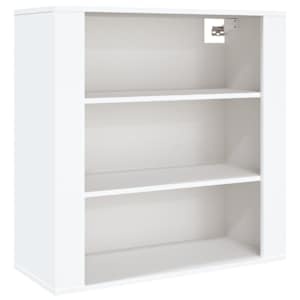 Skříň highboard bílá kompozitní dřevo - obrázek 8