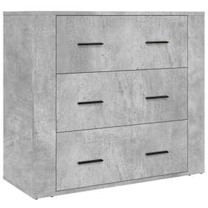 Skříň highboard betonově šedá kompozitní dřevo - obrázek 7