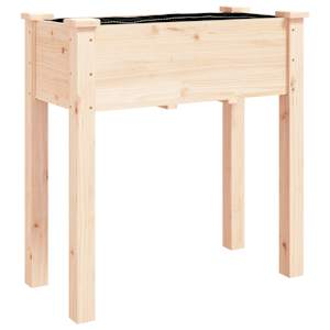 Truhlík s vložkou 71 x 37 x 76 cm masivní jedlové dřevo - obrázek 2