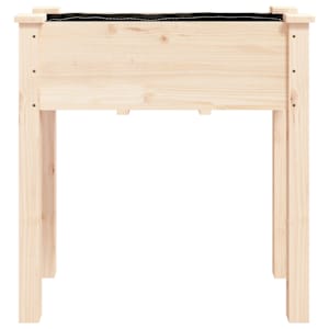 Truhlík s vložkou 71 x 37 x 76 cm masivní jedlové dřevo - obrázek 4