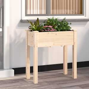 Truhlík s vložkou 71 x 37 x 76 cm masivní jedlové dřevo - obrázek 1