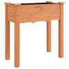 vidaXL voodriga taimelava, pruun, 71 x 37 x 76 cm, nulupuit